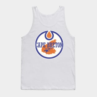 Defunct Cape Breton Oilers Hockey Team Tank Top